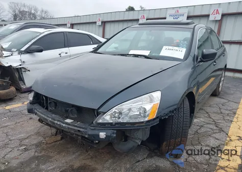 2006 Honda Accord 3.0 Ex из США, поврежденный, VIN 1HGCM66876A020302